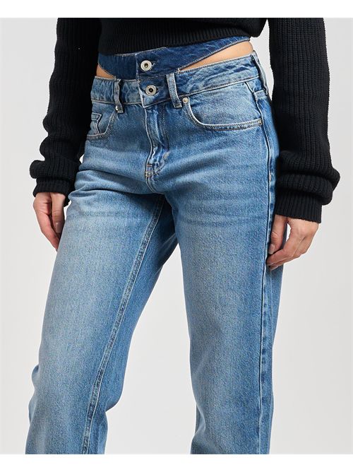 Jeans donna Karl Lagerfeld a vita alta KARL LAGERFELD | A3W100041EK